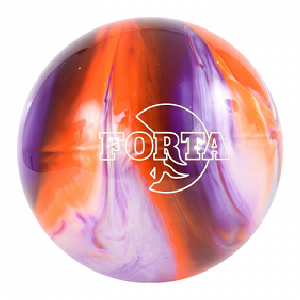 Pro Bowl Forta - White/Purple/Orange - Urethane Bowling Ball