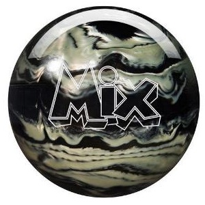 Storm Mix - Black/Siver - Urethane Bowling Ball