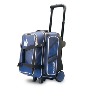 Brunswick Quest Double Roller Bag - Blue