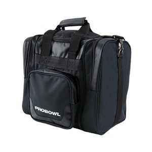 Pro Bowl Deluxe Single Ball & Shoes Bag - Black/Black