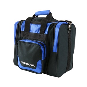 Pro Bowl Deluxe Single Ball & Shoes Bag - Black/Blue